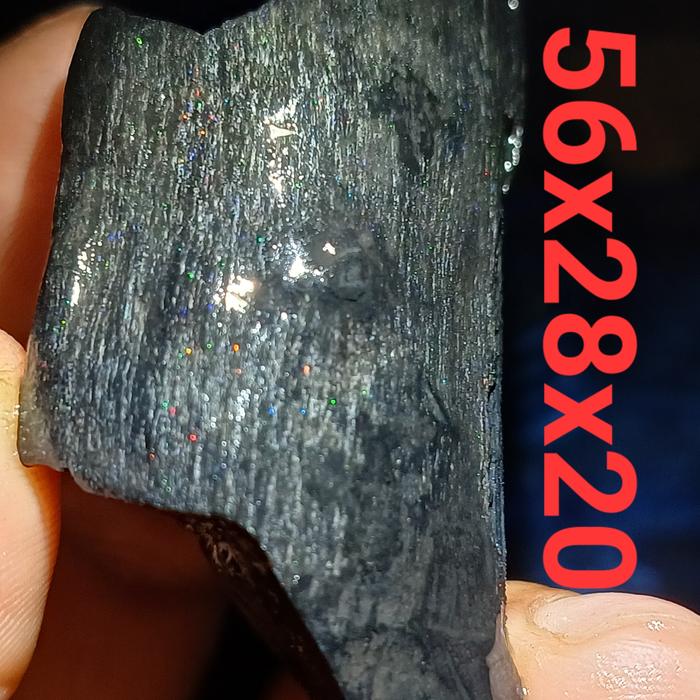 BAHAN BLACK OPAL SEMPUR BULE BANTEN JUMBO KEMBANG RUYUNG 56X28X20