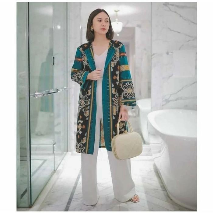 outer tenun blazer tenun
