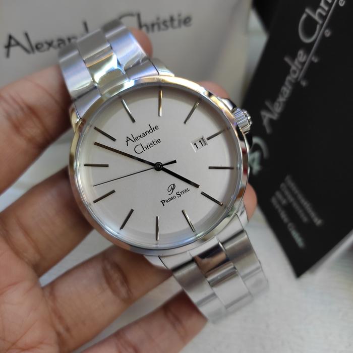 Jam PRIA ORIGINAL Alexandre Christie Ac 1032 MD Stainless Steel