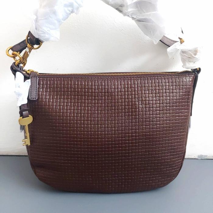 tasFOSSIL jolie crossbody bag dark brown espresso sixe