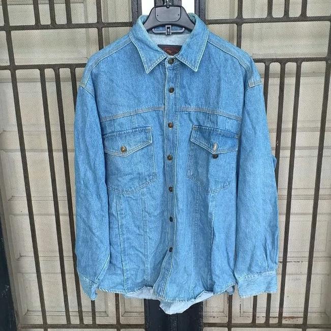 kemeja strucker denim second