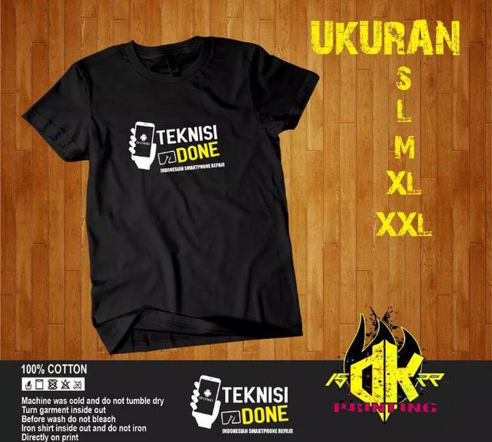 KAOS T- Shirt TEKNISI DONE ANDROID/ BAJU TEKNISI