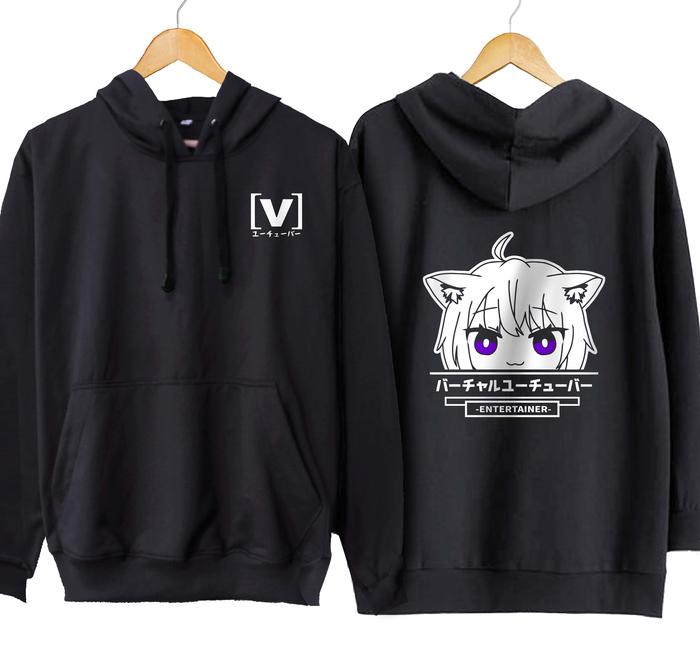 Jaket hoodie jumper anime vtuber NEKOMATA OKAYU peeker - HOLOLIVE JP