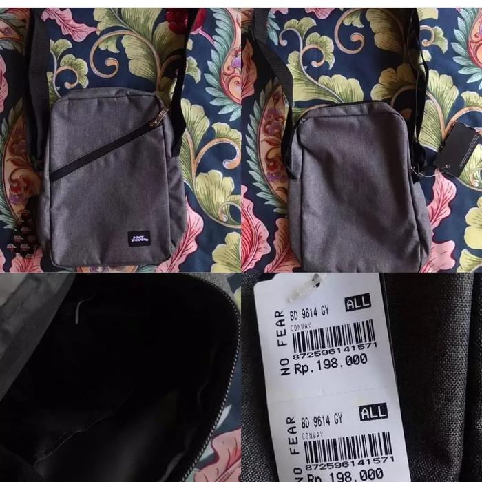 Tas Selempang No Fear Conway Grey Original