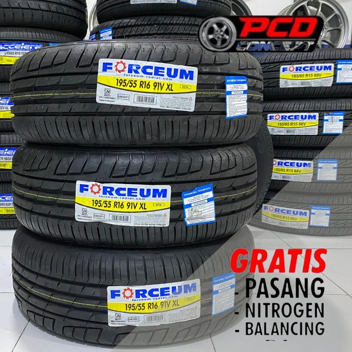 ban MURAH merk FORCEUM OCTA 195 55 R16 / kecepatan 240 km per jam