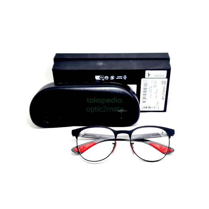 FRAME KACAMATA RAYBAN RB8327VM F041 51 Ferrari Carbon Original