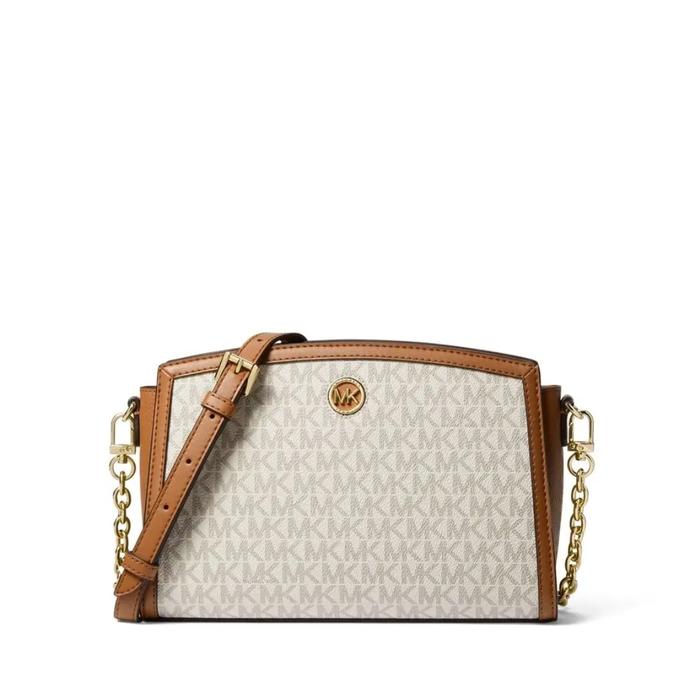MK CHANTAL SIGNATURE CROSSBODY BAG IN VANILLA ACORN