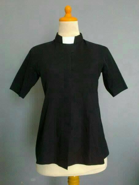 Kemeja Pendeta (Collar) Tangan Panjang
