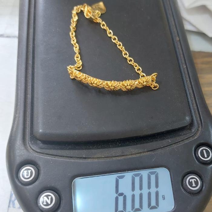 Gelang Rante Emas LM Kadar 99,99%.