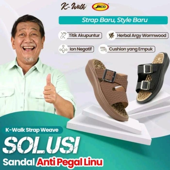 Sandal terapi K-WALK JACO on Air refleksi sandal kwalk strap - kwalk