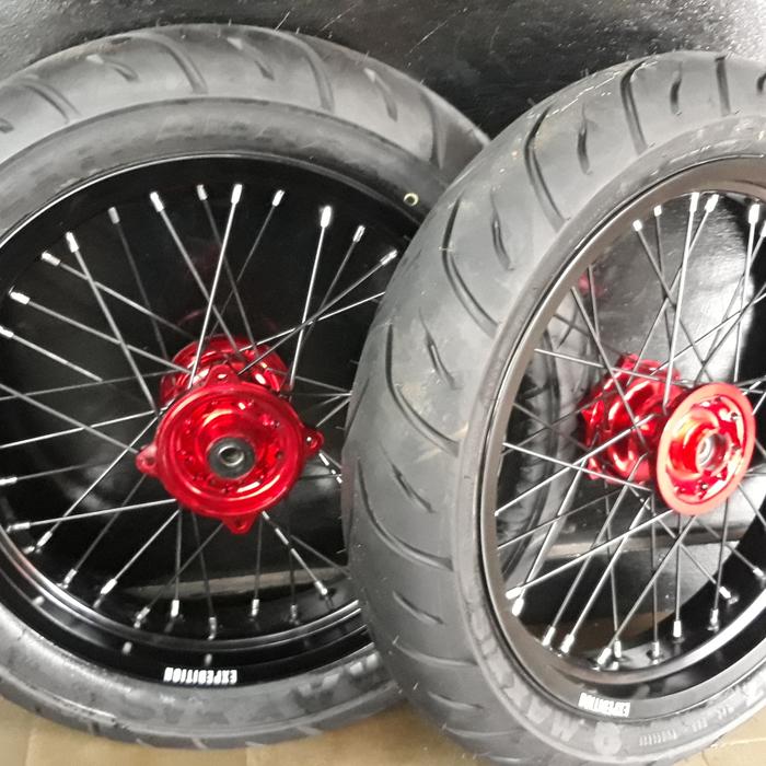 Ban set supermoto klx wheel set supermoto KLX ban supermoto klx