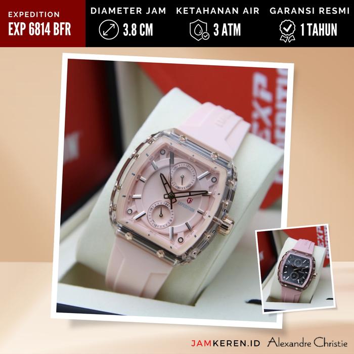 Jam Tangan Wanita Expedition 6814 EXP 6814 E 6814 E6814 MF Original
