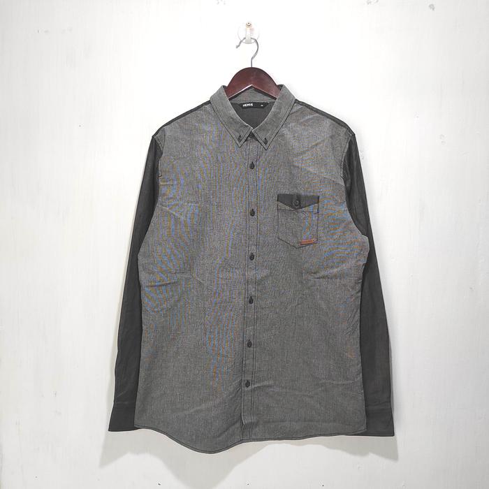Kemeja Pria Lengan Panjang Henus size L