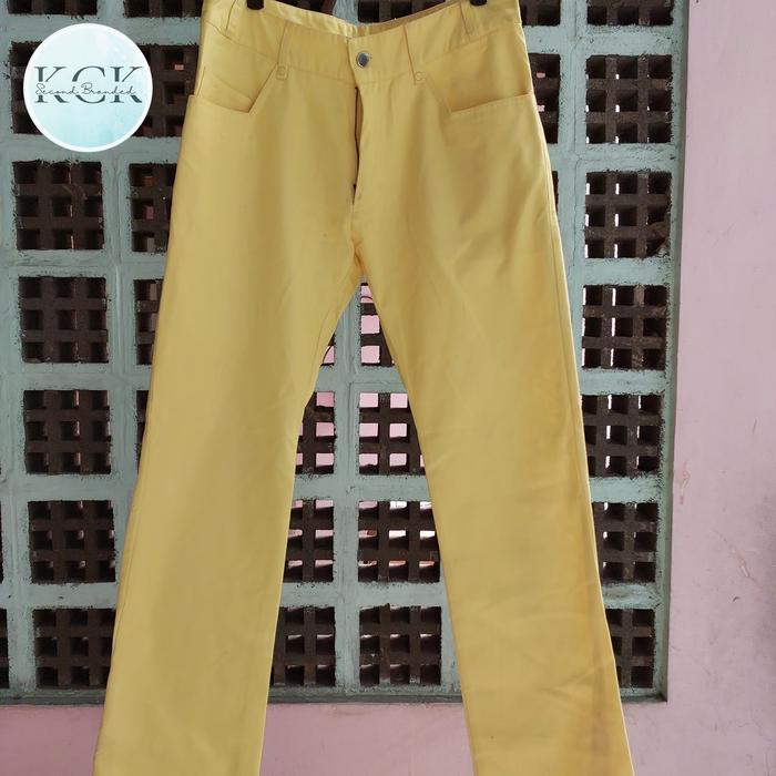 CELANA CINOS ADIDAS KUNING CELANA CHINO PRIA SECOND