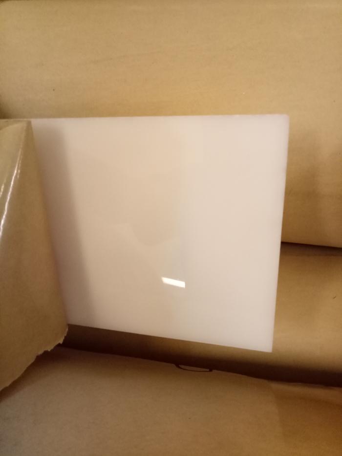 Akrilik Putih susu 3mm ukuran 30cm x 30cm akrilik potongan 3mm