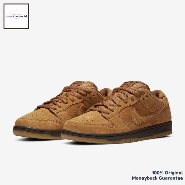Nike SB Dunk Low Wheat Mocha Original Resmi (100% Authentic)