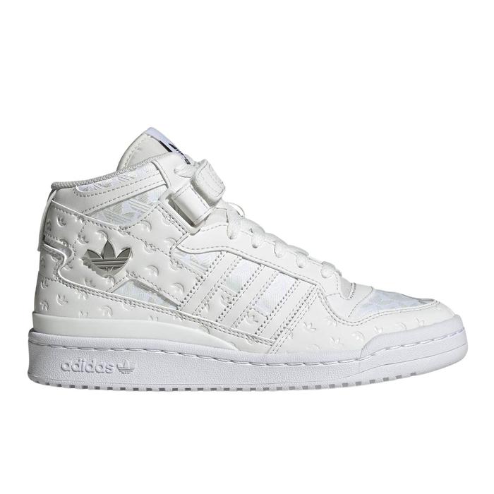 Sepatu Adidas Forum Mid Crystal White Women Original