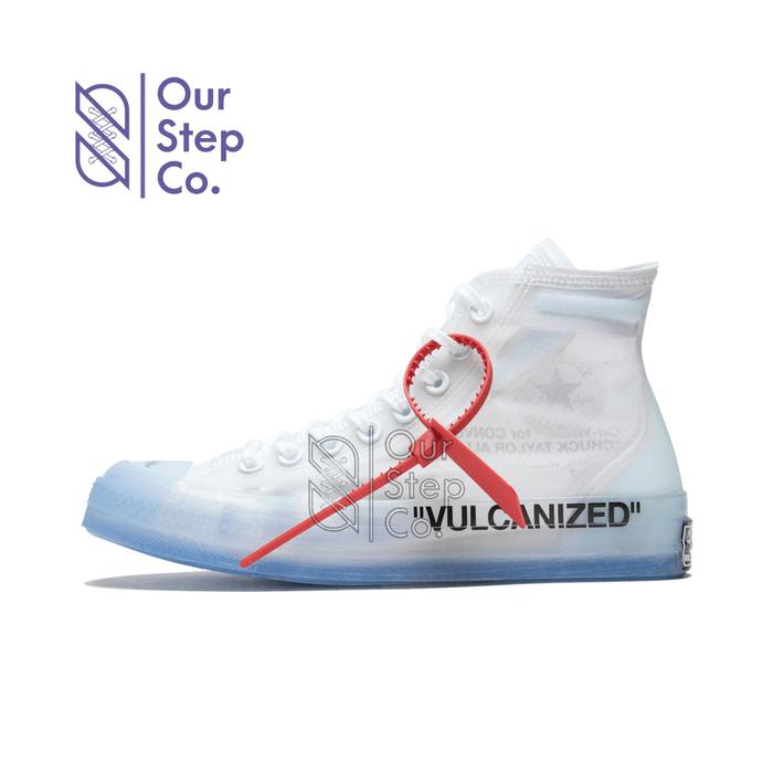 Sepatu Converse x Chuck 70 HI Off White Original BNIB