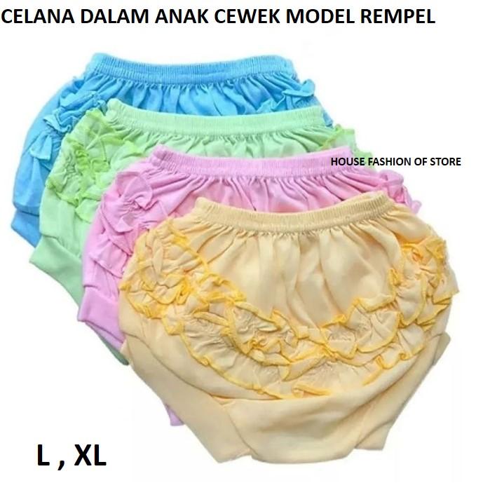 12 Cd celana dalam dalem cangcut cancut Anak Perempuan Size warna
