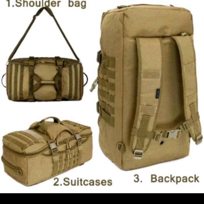 Tas koper brimob tas model jatah Tni polri 3 in 1 army 75 L