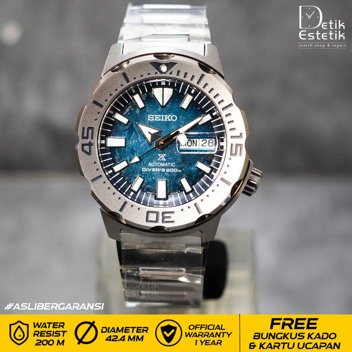 Jam Seiko Prospex SRPH75K1 Monster Pinguin Automatic Save the Ocean