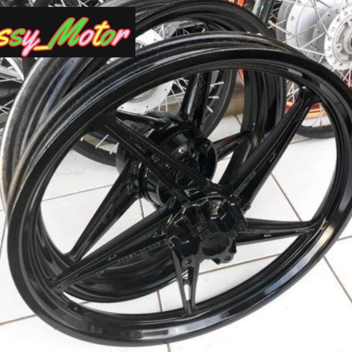 PELEK VELG RACING MOTOR JUPITER MX NEW 135 cc DOUBLE CAKRAM ORIGINAL.