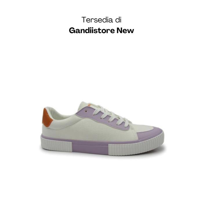 Sepatu Sneakers Wanita Airwalk Thea AIWXF230116E White Purple Women
