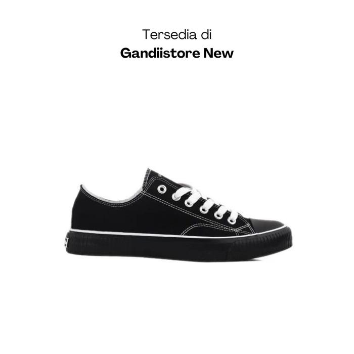 Sepatu Sneakers Pria Airwalk Teo AIWXF230411M Full Black Men Original