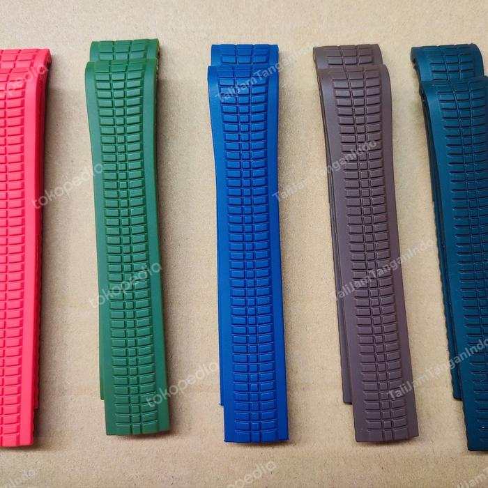patek philippe Tali strap jam tangan rubber karet automatik automatic