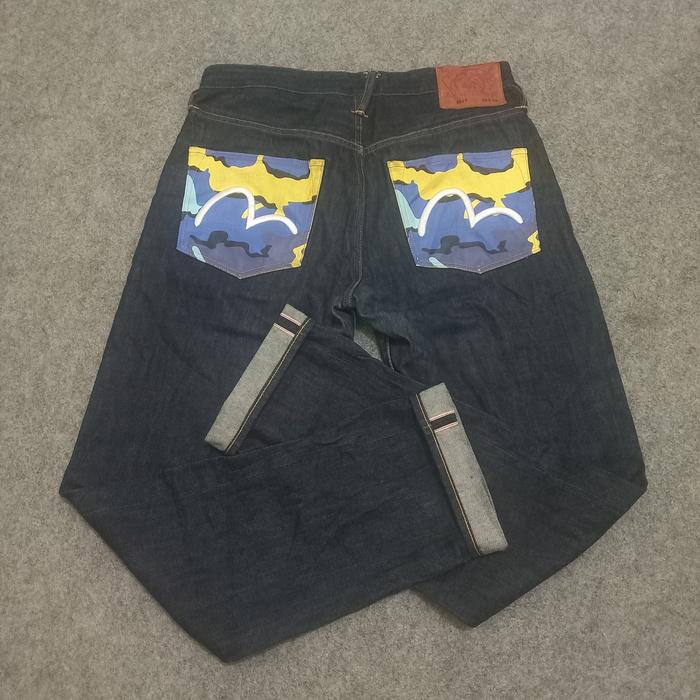 evisu selvedge denim pants