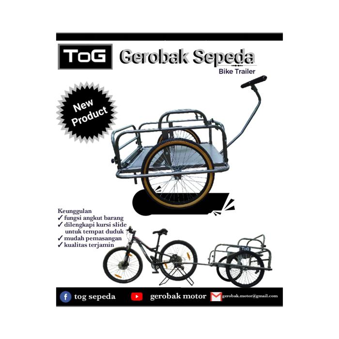 bike trailer / bike cargo / gerobak sepeda medan