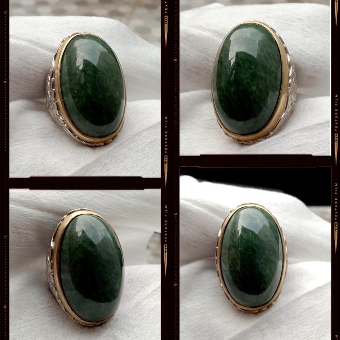 Natural Giok Green Jadeite Jade Type A Jumbo Papua Nabire Super