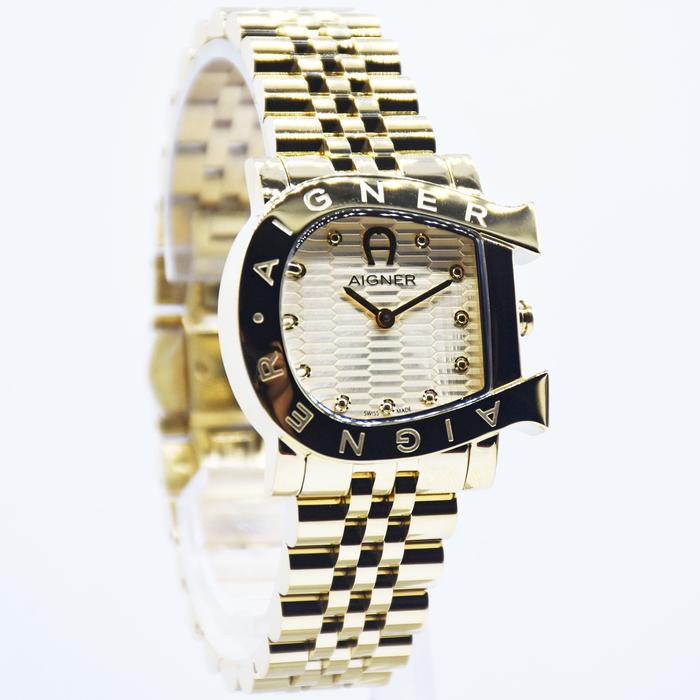 Jam Tangan Wanita AIGNER MASSA DUE AGW249005 Gold Original