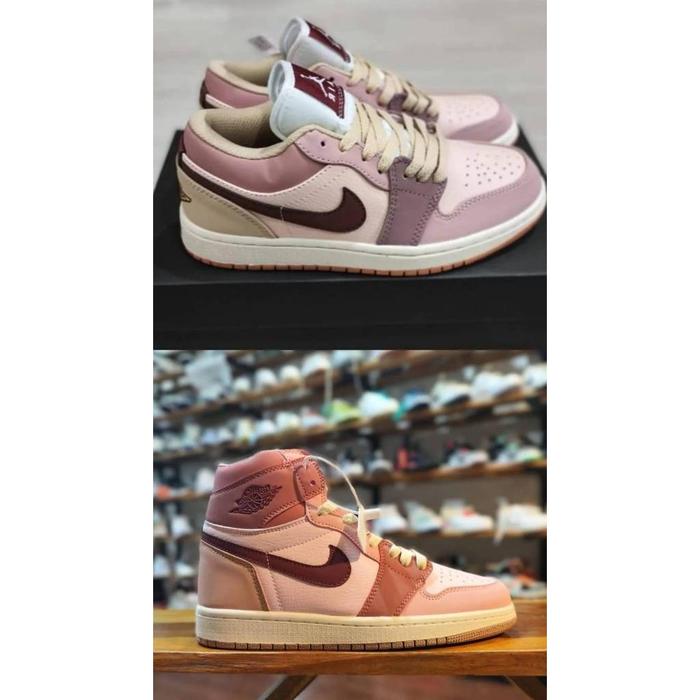 sepatu pria wanita Aj 1 Low & HIGH smok3 PONY