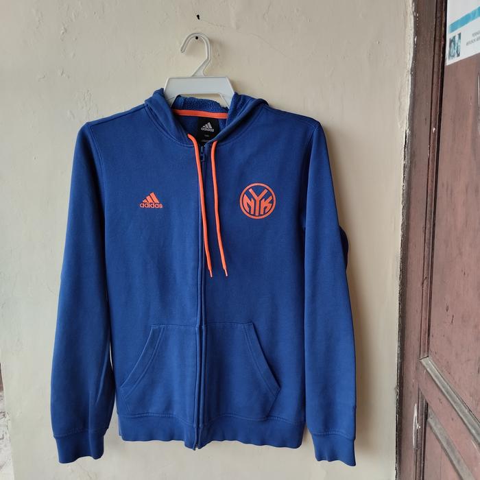 Zip Hoodie Adidas x NBA original Pria Zipper Unisex Sweater Wanita Tebal Distro Oversize Keren Kaos