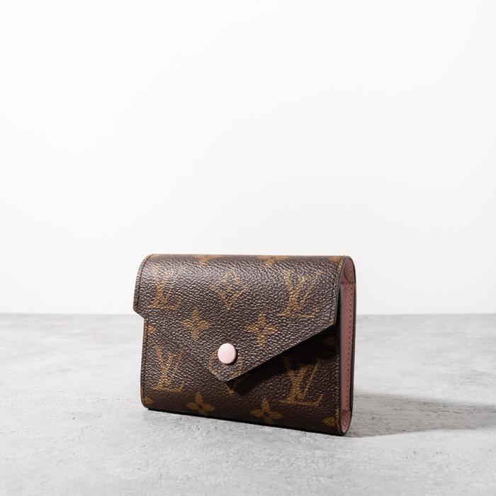 LV Victorine monogram compact wallet  Rose Ballerine