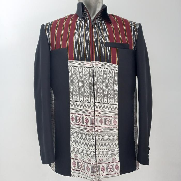 jas jaket ulos sumatera/ jas jaket formal ulos / jas semi jaket ulos