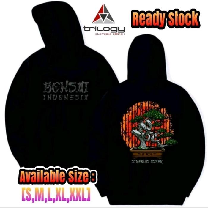 HOODIE JUMPER BONSAI INDONESIA STREBLUS ASPEK BONSAI SERUT ~ S-XXL
