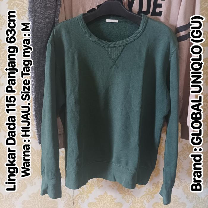 CREWNECK/HOODIE/SWEATER/JAKET PRIA /WANITA BRAND GU UNIQLO PRELOVED