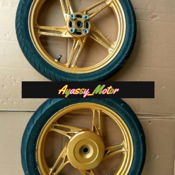 VELG RACING BEAT ESP/BEAT STREET PLUS BAN REPAINT GOLD ORIGINAL HONDA.