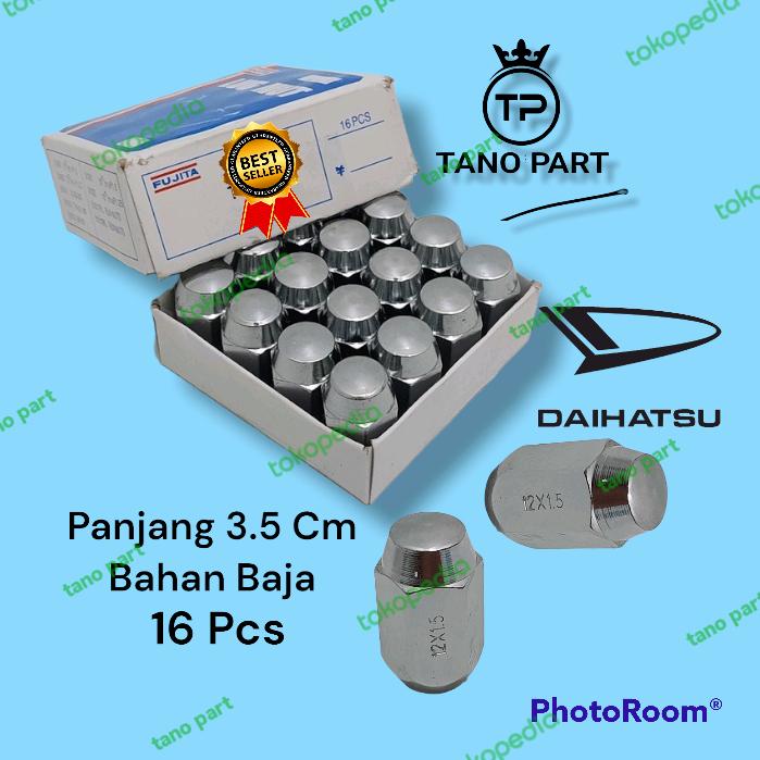 Mur Roda Racing Baut Lugnut Mobil Daihatsu Grand Max Luxio Bahan Baja