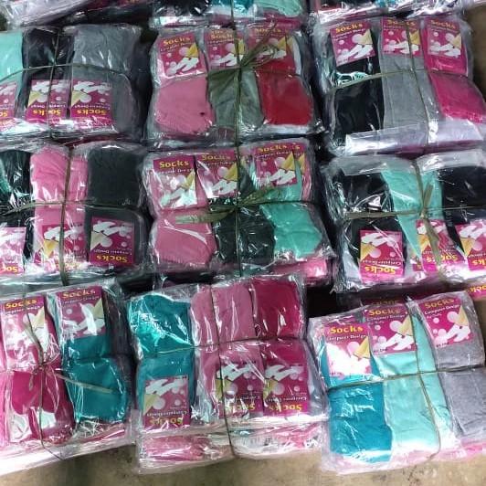 [12pcs] Grosir Kaos Kaki Polos Pria Wanita Dewasa Mata Kaki Pendek Random simple kos kaki pendek
