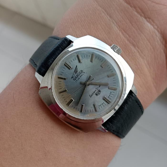 jam garuda manual wind original pria