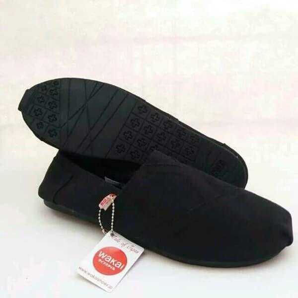Sepatu wakai black grade original