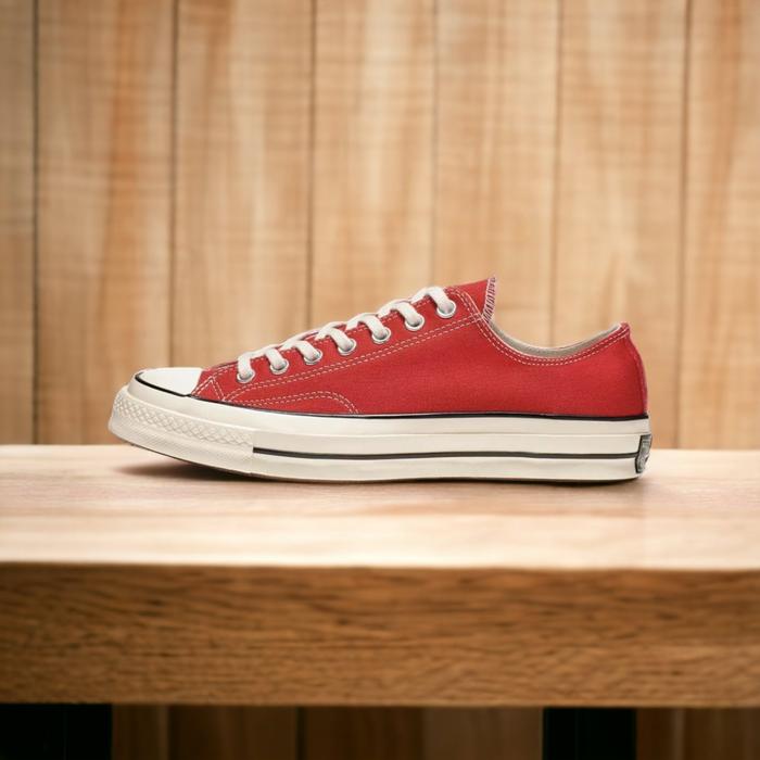 Sepatu Converse Chuck Taylor All Star 70s Low Enamel Red Original 100%