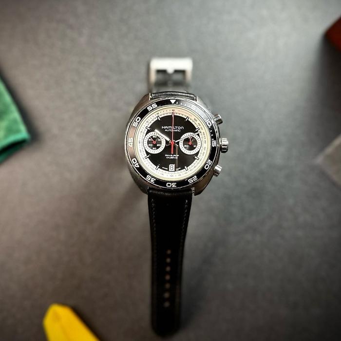 Jam tangan Hamilton Pan Europe Chronograph Automatic