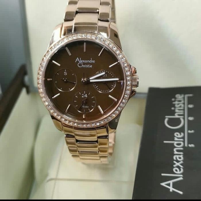 Jam Wanita ORIGINAL Alexandre Christie AC 2A97 BF All Stainless Steel