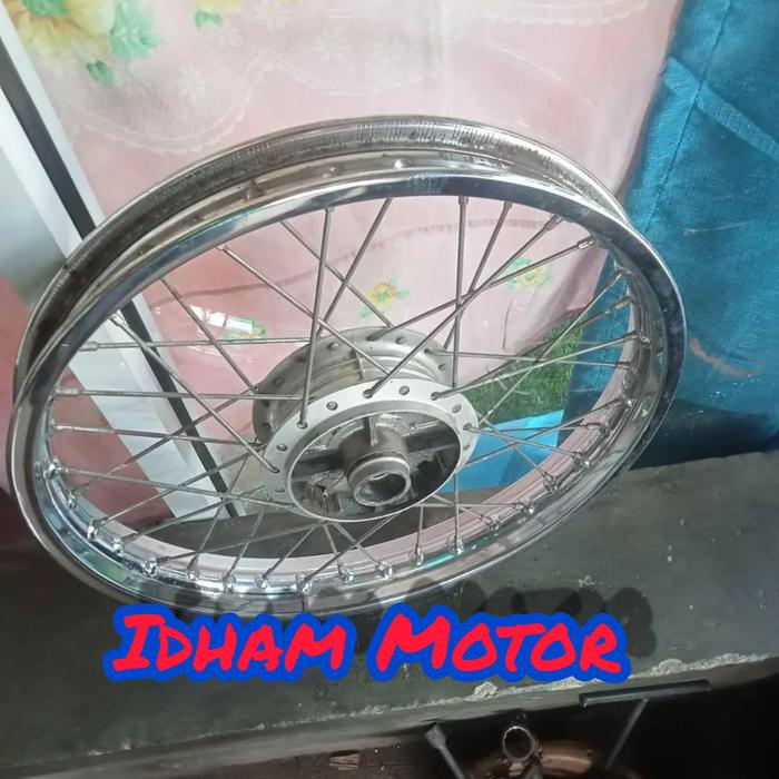 VELG BELAKANG MOTOR SUZUKI SMASH LAMA SMASH TITAN ORI COPOTAN