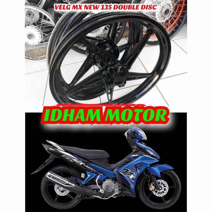 velg Jupiter MX new double disk original depan belakang