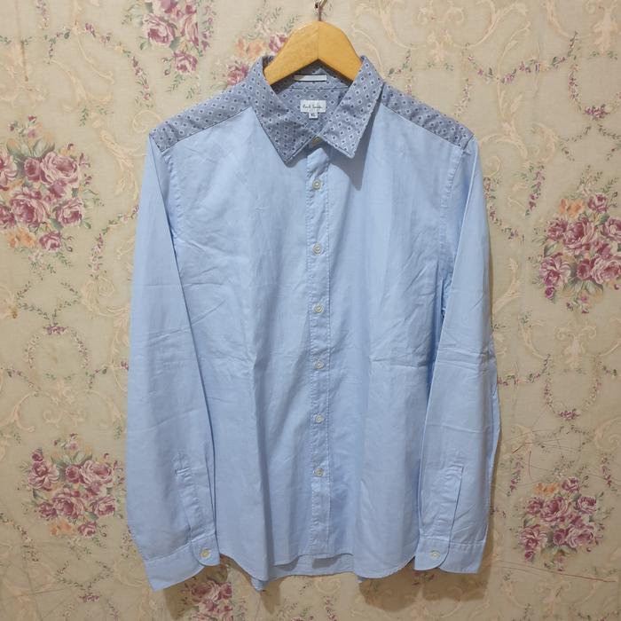 1.Mulus .authentic baju kemeja .shirt paul smith size M